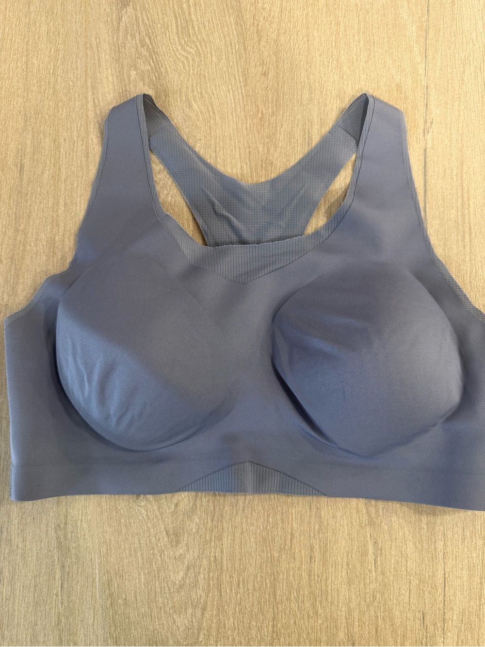 Soma Bliss Performance Racerback Bra XL Slate Blue Gray Wireless Padded - Picture 1 of 6